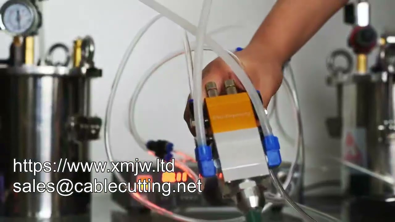 Mesin Dispenser Epoksi Resin Dwi Tong 11 AB Glue – 2 Jenis Separa Automatik untuk Pengedap Tepat