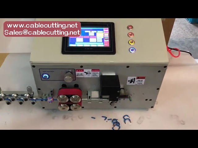 Mesin Penanggalkan Wayar Automatik Sepenuhnya | Peralatan Pemotong Kabel & Pembengkok Gegelung