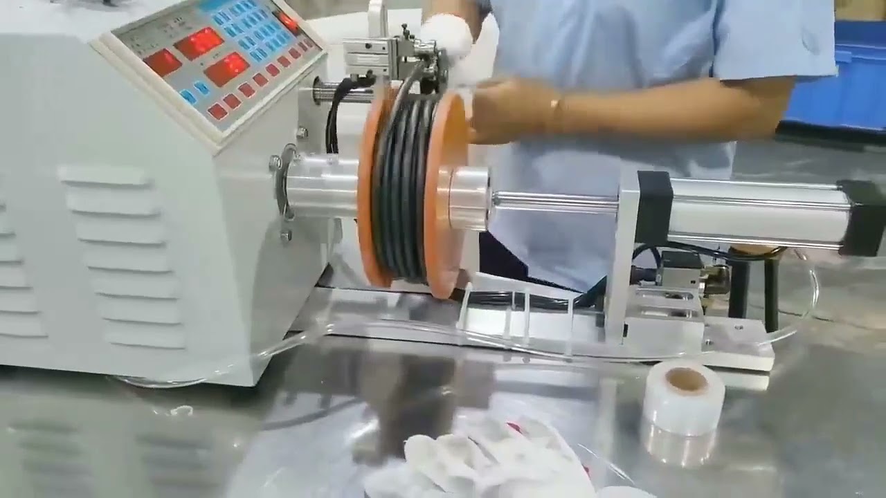 Mesin Penggulung & Penyusun Wayar Automatik – Model Asas Tanpa Ciri Tambahan