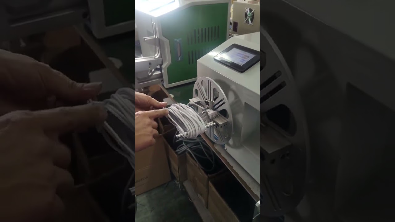 Mesin Gulung & Ikat Kabel Kuasa dan Rangkaian Cepat & Stabil - Bentuk Bulat & Angka 8