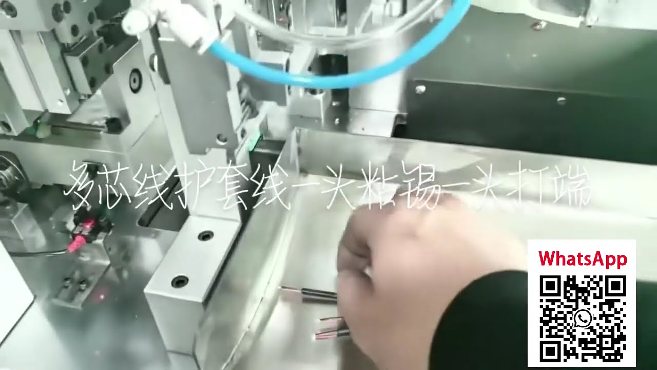Mesin Crimping Kabel Berbilang Teras 18mm & Tinning 15mm – Automatik & Efisien