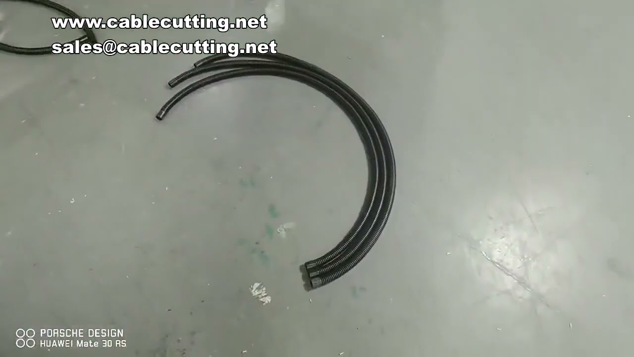 Mesin Potong Paip Beralun & Hos Air | Pemotong Paip PVC Getah Tepat untuk Automasi