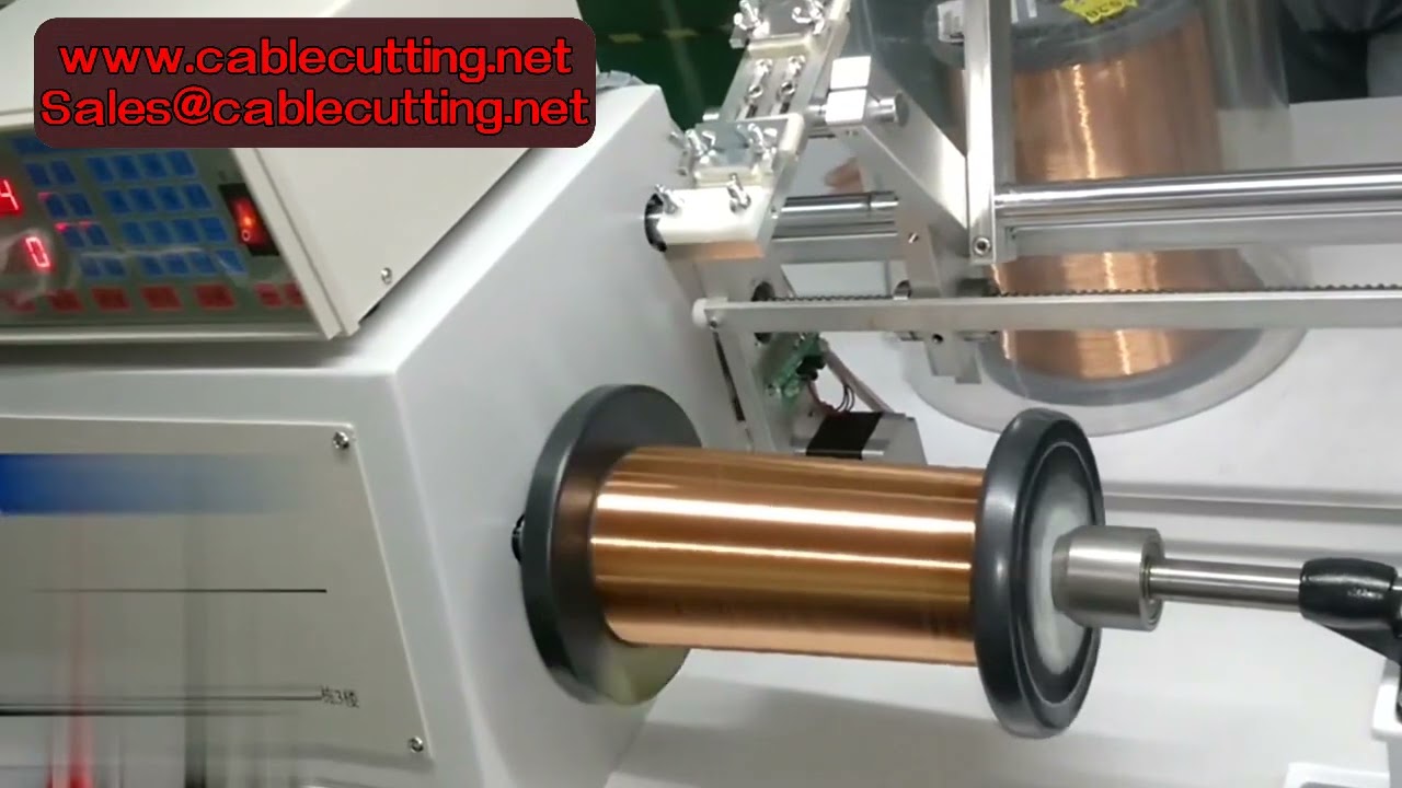 Mesin Penggulung Gegelung CNC 813 750W - Gulung Wayar 0.1-2.5mm untuk Peralatan Tenaga Baharu