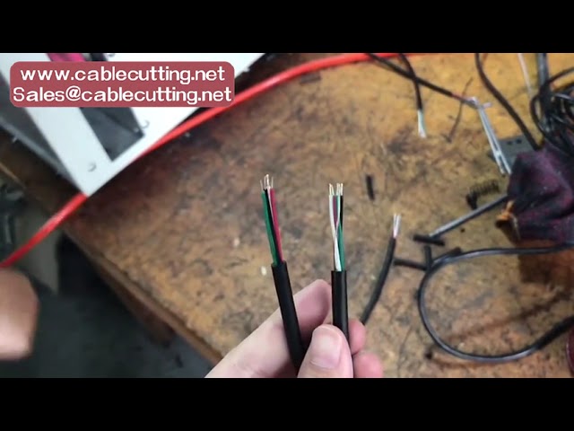 Mesin Pemotong & Penanggal Kabel Automatik Sepenuhnya (Sarung Dalam & Luar)