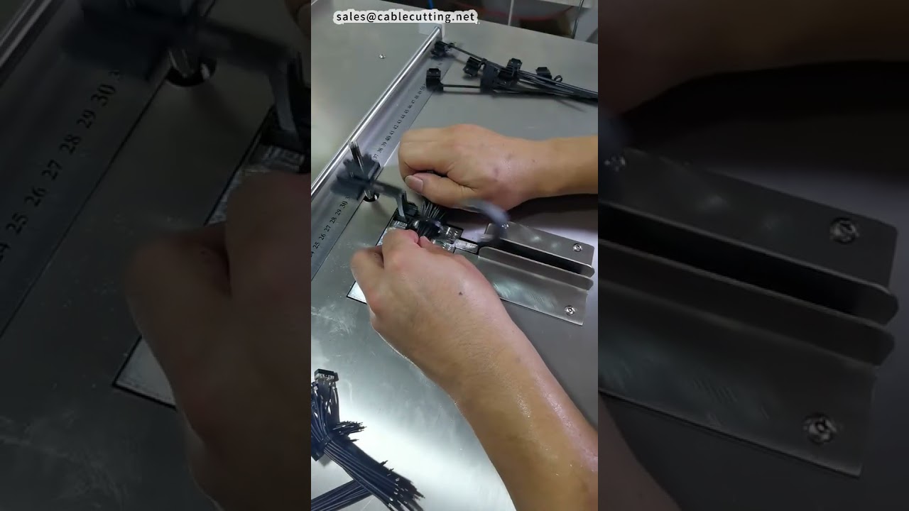 Mesin Pengikat Kabel Boleh Disesuaikan untuk Tali Bentuk Khas - Pelbagai Guna #kilang #mesin