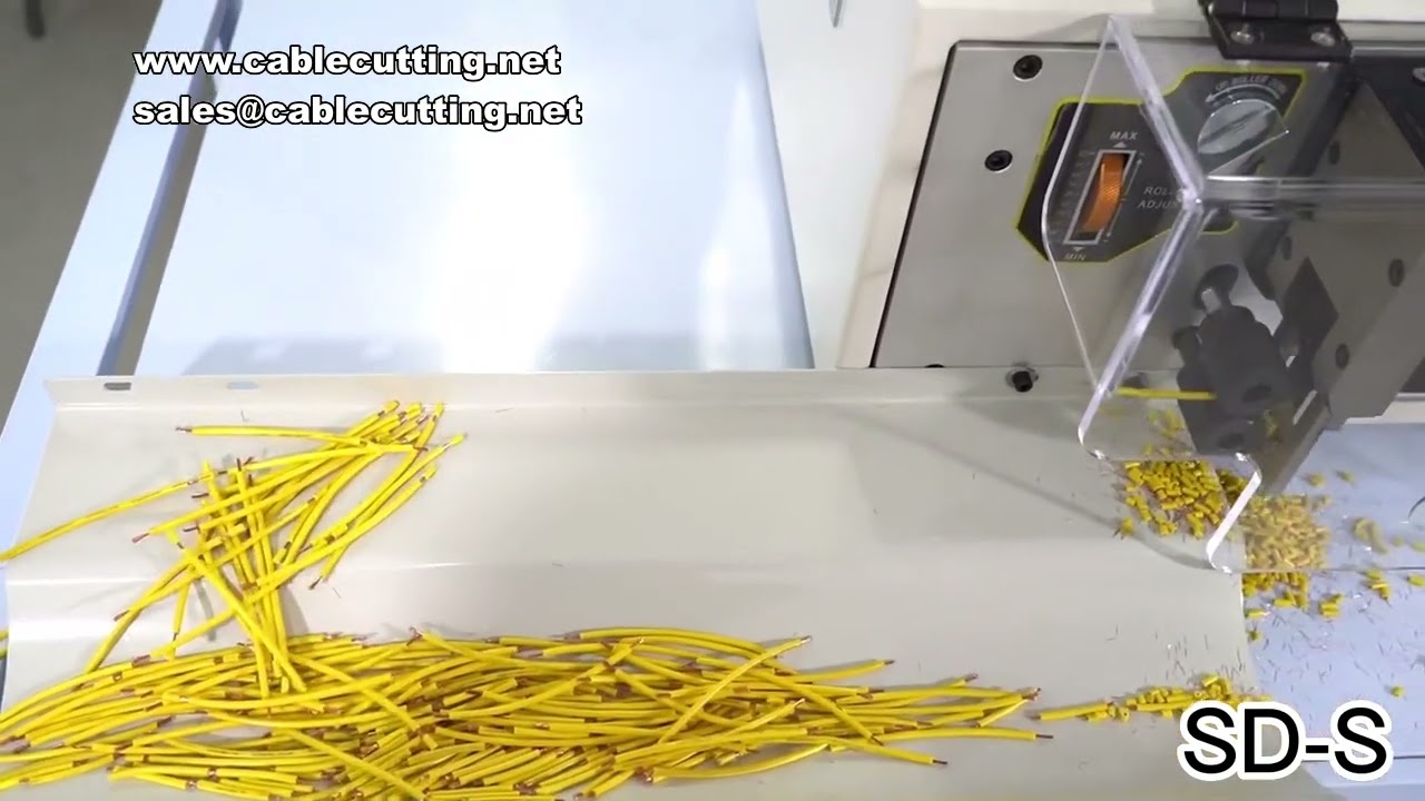 Mesin Pemotong & Pengupas Kabel Automatik C-SD-E: Skrin Sentuh, Boleh Laras