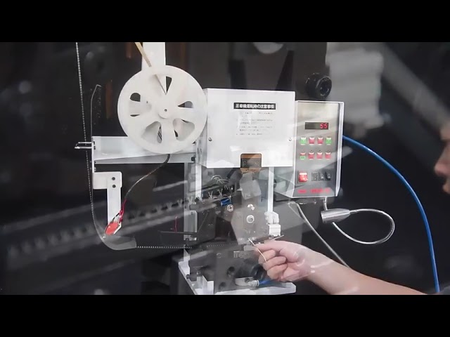 Mesin Penanggal & Crimp Kabel Semi Automatik untuk Terminal Molex JST XH