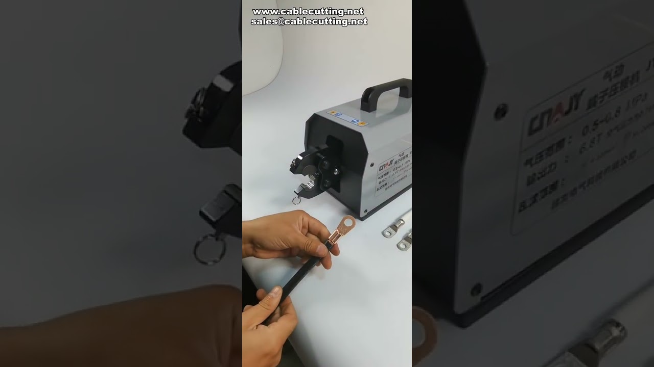Mesin Crimping Pneumatik 120L: Langkah Satu Crimping untuk Lug Terbuka Phoenix