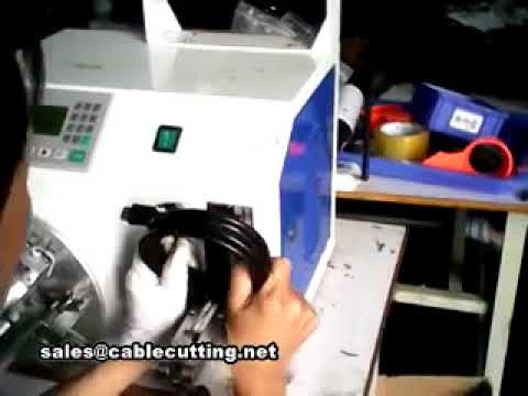 Mesin Lilit & Ikat Wayar Automatik untuk Kabel HDMI 8 Kaki