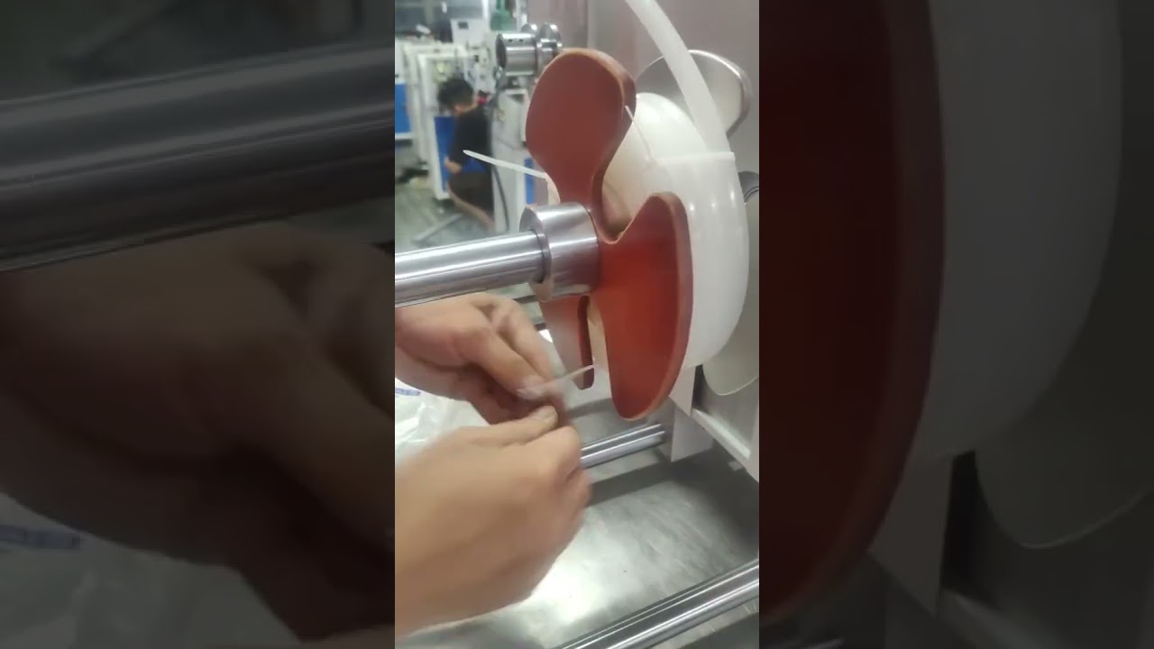 Penggulung Tiub Automatik dengan Henti Pengisihan pada Pusingan Ditetapkan, Muatan Sehingga 15kg, Saiz Boleh Disesuaikan #kilang