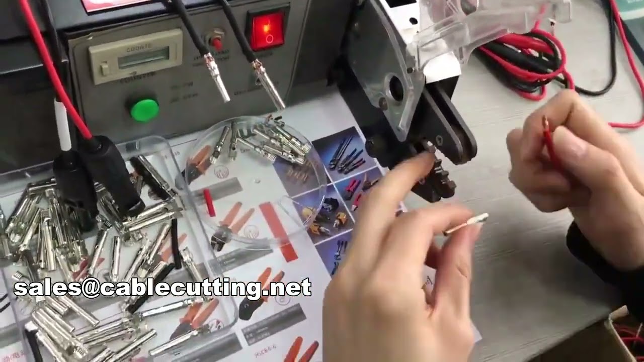 Mesin Crimp Terminal Elektrik Serbaguna untuk Pelbagai Jenis Terminal dan Alat