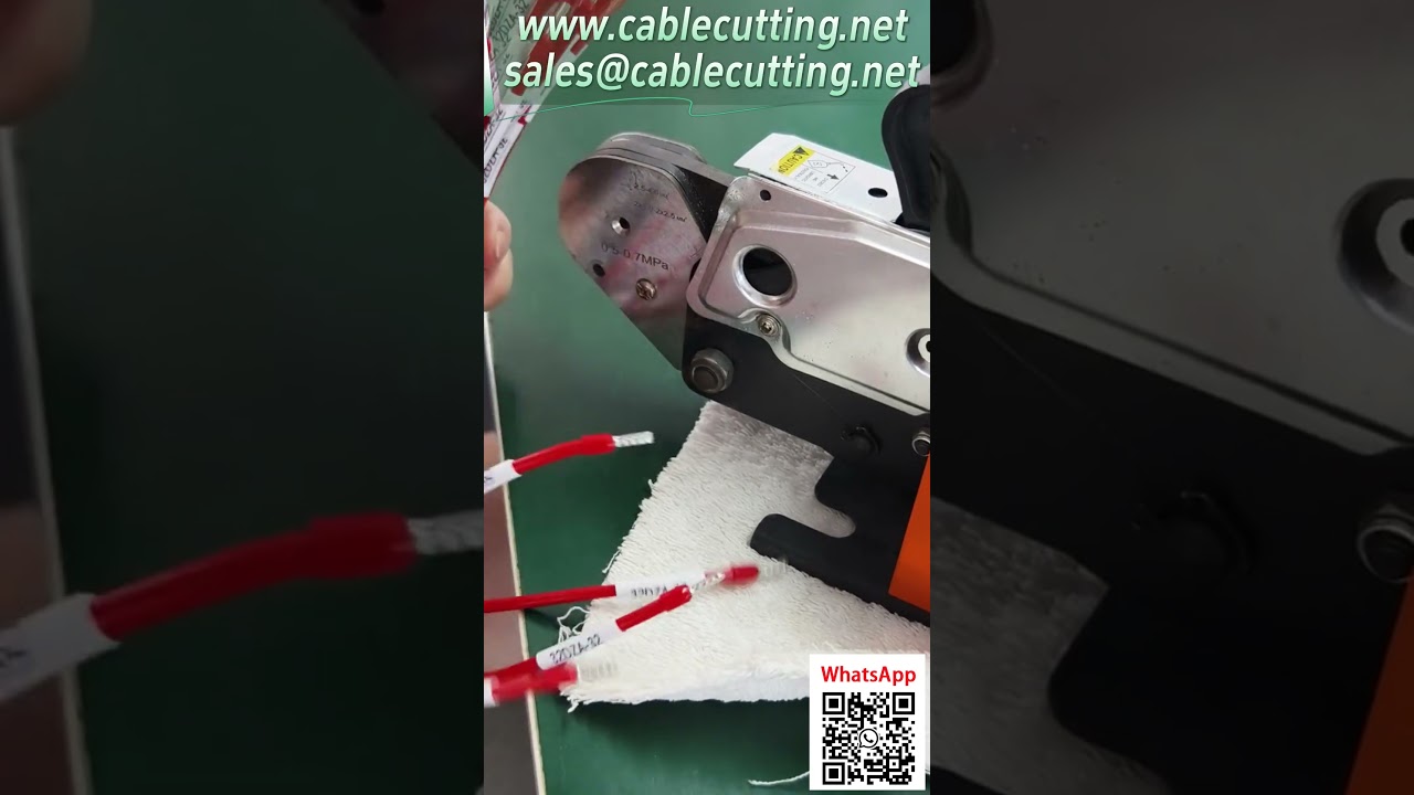 Mesin Crimping Terminal Tiub AM6-4: 0.25-10mm², Boleh Laras 4/6 Sisi dengan Plat Kedudukan