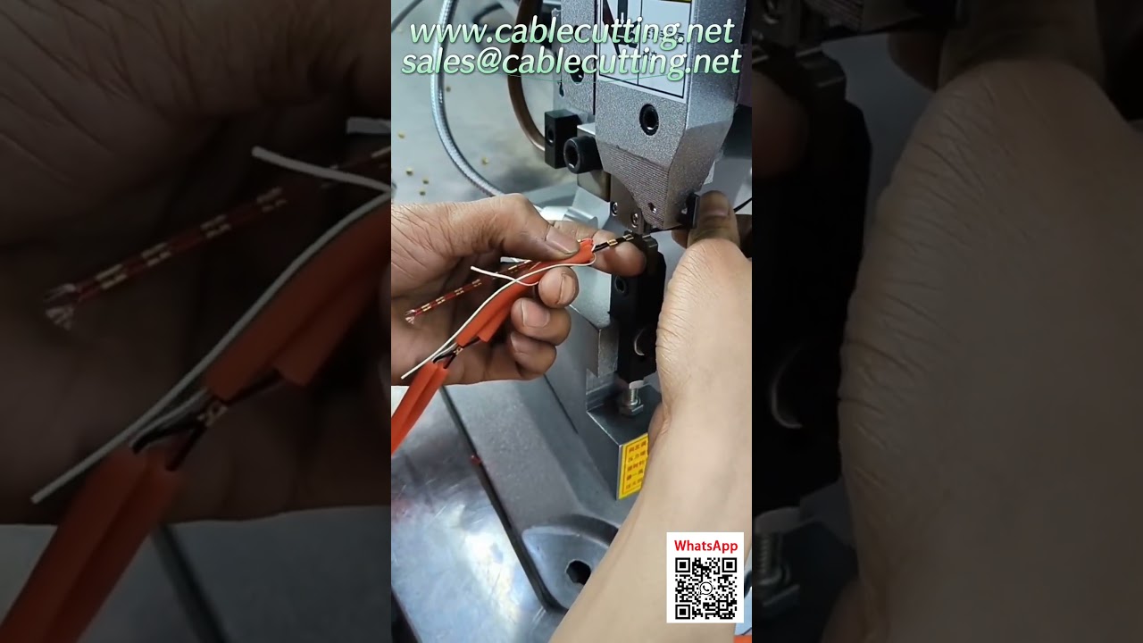 Mesin Pemprosesan Wayar Automatik 3-dalam-1: Potong, Tanggalkan, Crimp - Jimat Masa & Tenaga Kerja