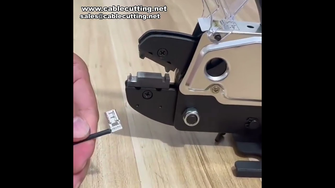 Mesin Crimping Pneumatik AM 10 – Demonstrasi Crimping Terminal Flag Automatik