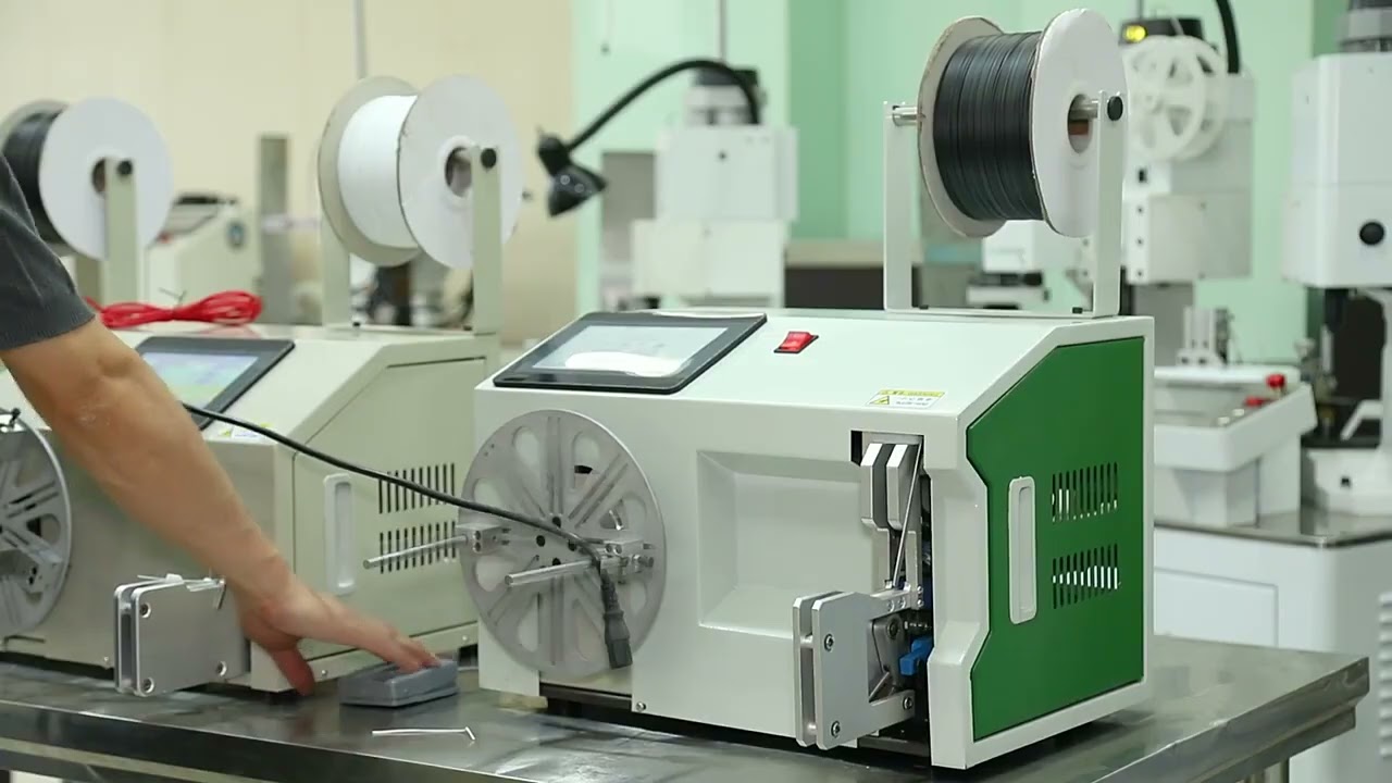 Mesin Line Spooler Automatik – Penggulung Kabel dan Wayar Berkecekapan Tinggi