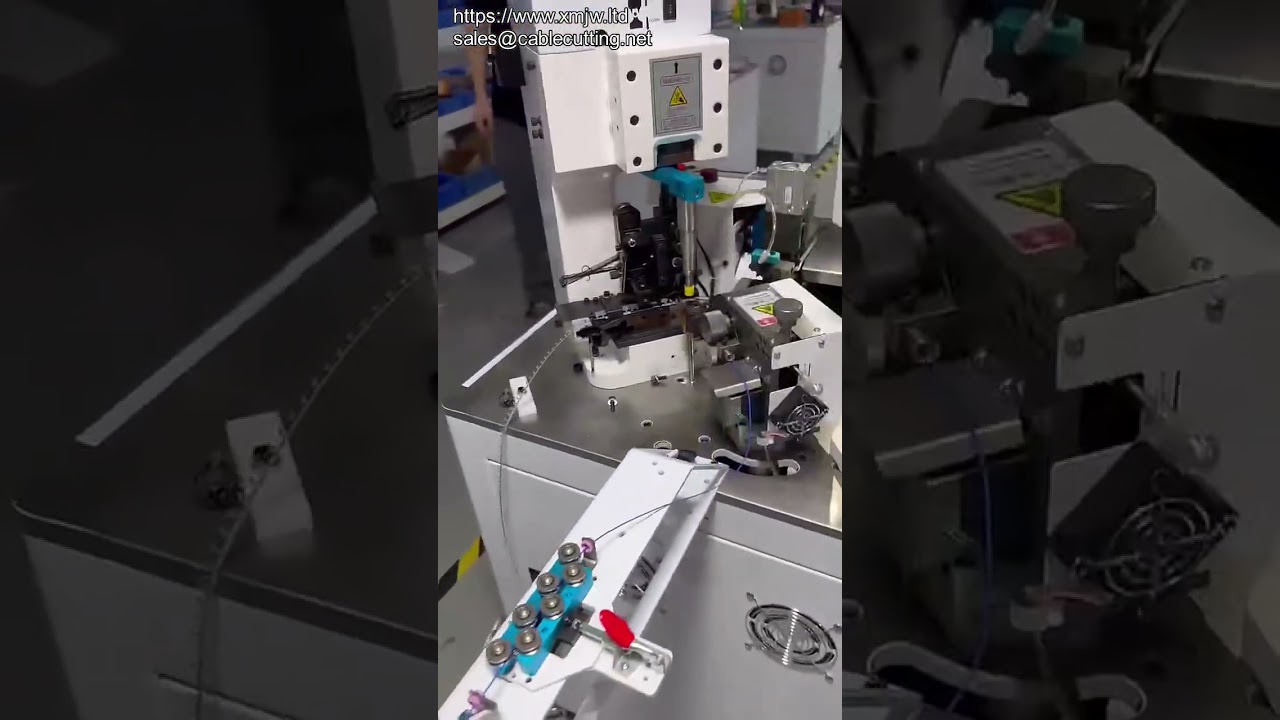 Mesin Pemotong, Pengupas & Crimping Kabel Dua Sisi Automatik - Tingkatkan Produktiviti