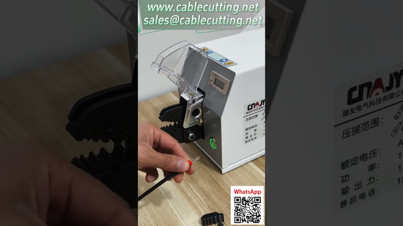 Mesin Crimping Pneumatik 20EC – Terminal 16mm², Pelindung Keselamatan & Acuan Boleh Tukar #MesinCrimping