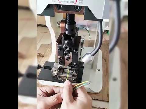 Mesin Crimping Terminal Wayar Automatik 1.5T-2T dengan Acuan - Pemprosesan Kabel Berkelajuan Tinggi