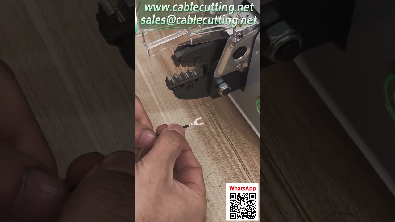 Mesin Crimping Elektrik 20EC: Pengacuan Terminal UT0.5 Sekali Tebuk, Kukuh dan Boleh Tukar Acuan
