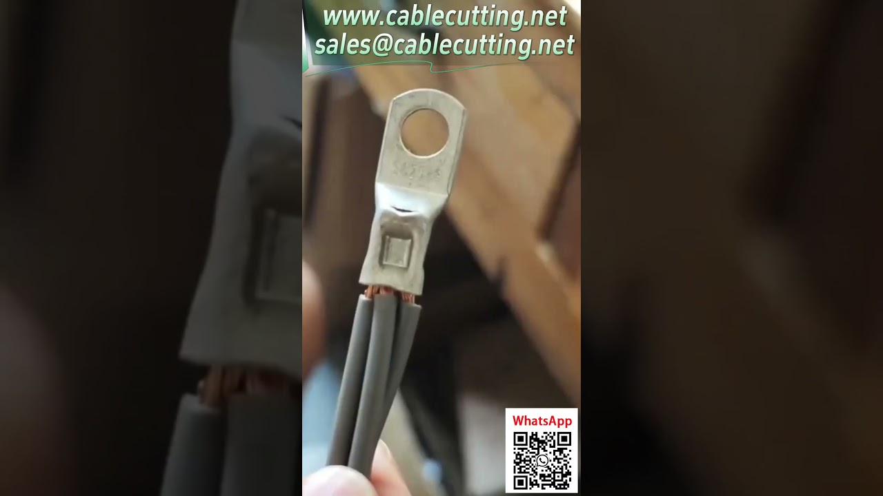 Mesin Crimping Pneumatik Automatik – Demonstrasi Penekanan Terminal 25mm² (0.25-25mm²) untuk Pelbagai Jenis Terminal | Peralatan Automasi Kilang