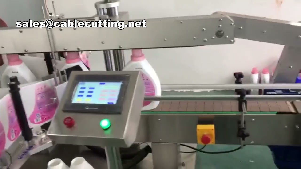 Mesin Pelabel Botol Segi Empat Manual | Pelabel Kaleng Aluminium Penuh