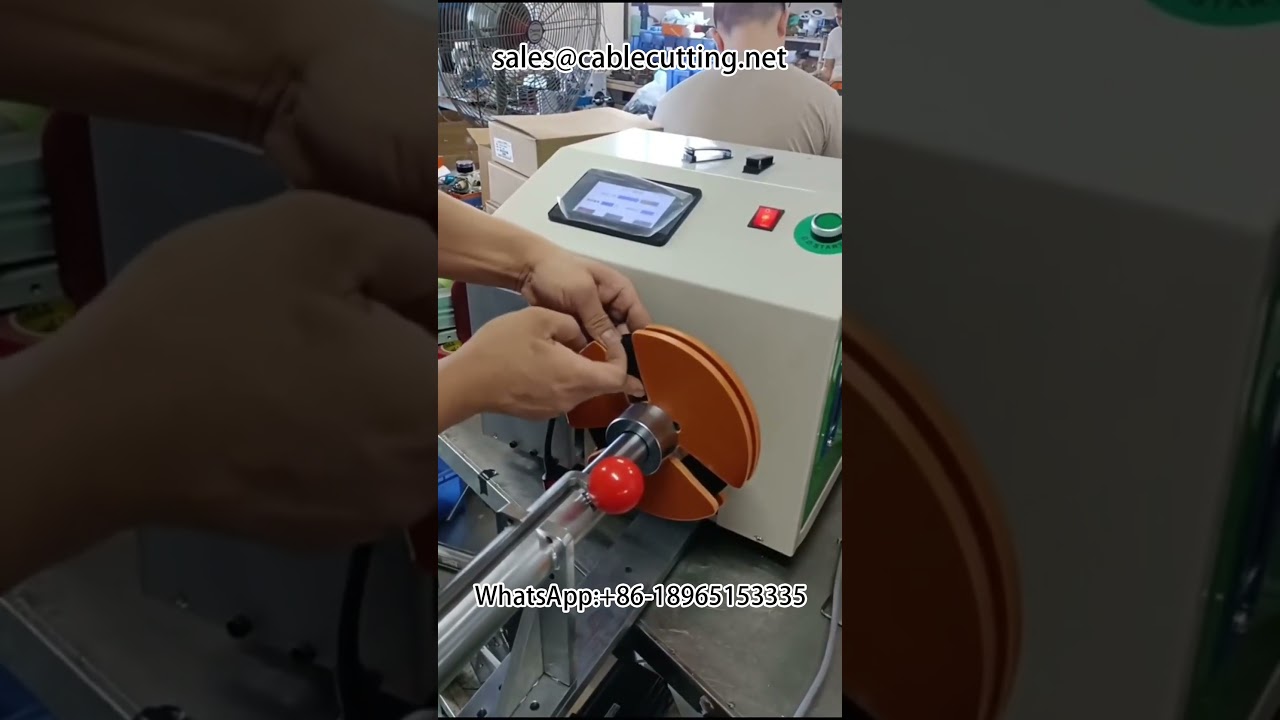 Mesin Pemprosesan Kabel HDMI Definisi Tinggi – Mesin Gulung & Ikat Kabel Automatik