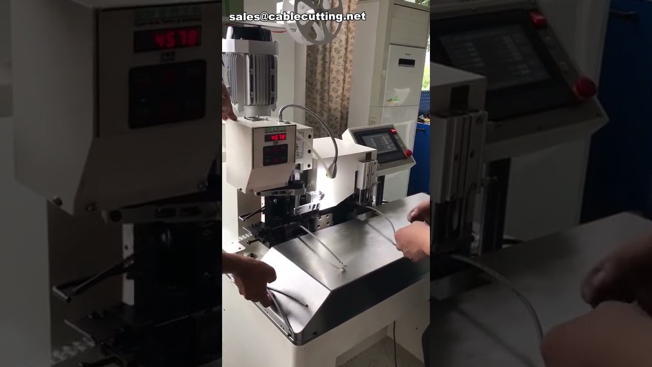 Mesin Penjaluran dan Penekanan Terminal Kabel Berbilang Teras – Cepat, Tepat, Automatik