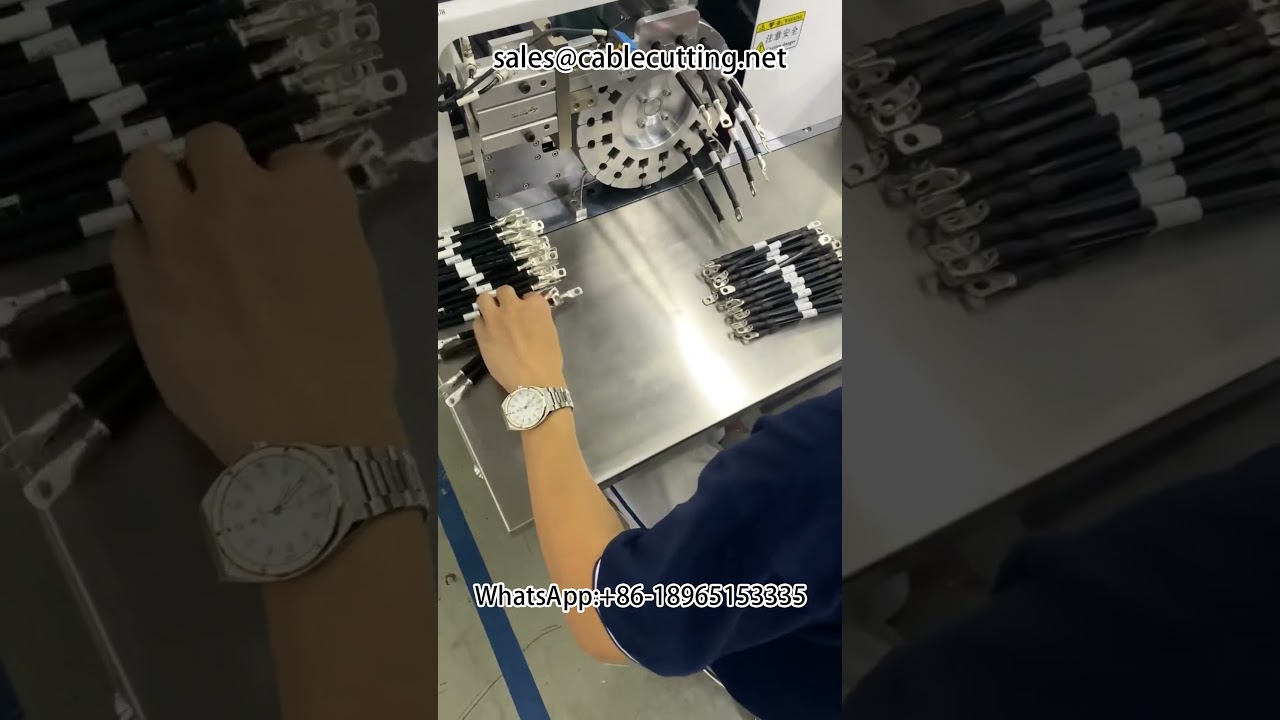 Mesin Sleeving Heat Shrink Segi Empat Besar untuk Tenaga Baharu | Automasi Wayar Harness