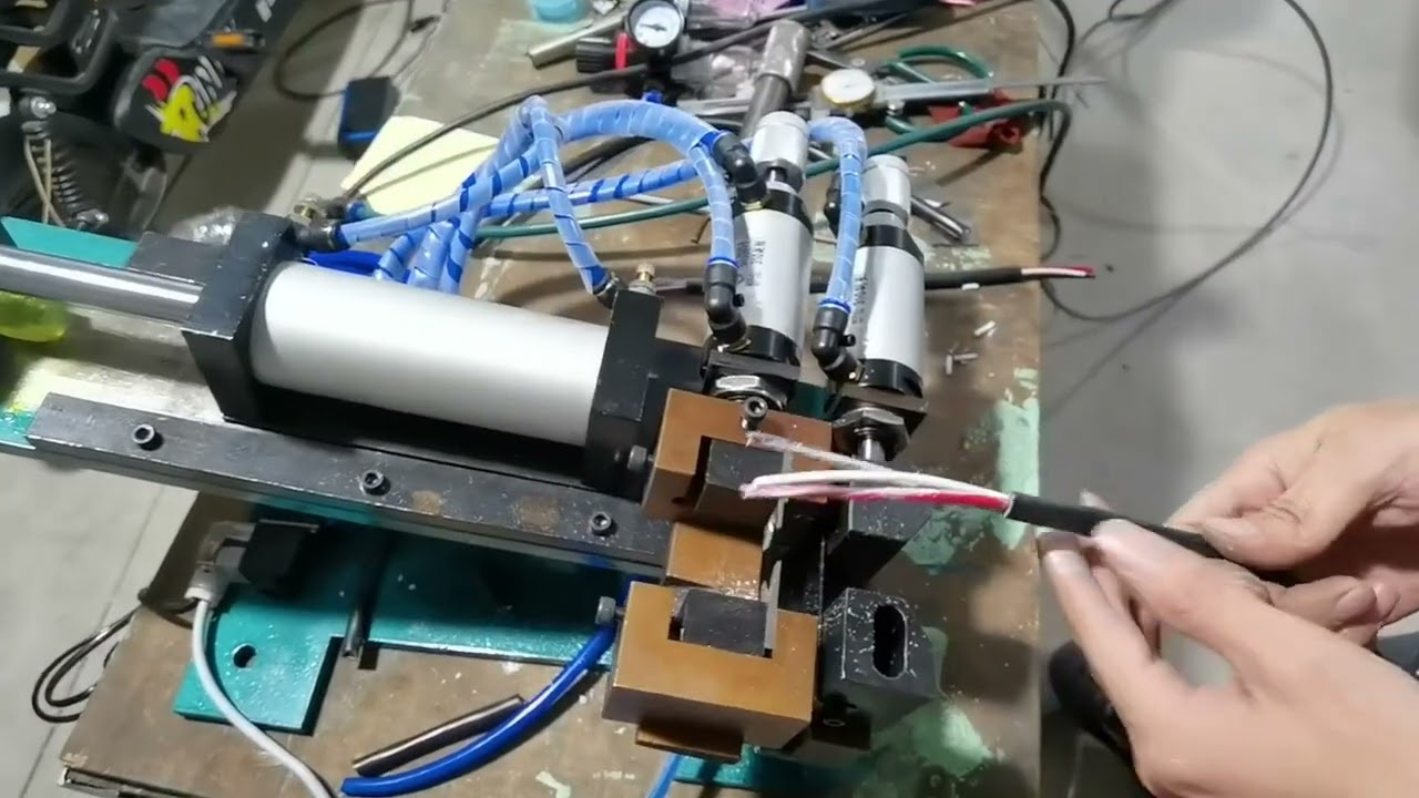 Mesin Pengupas Wayar Pneumatik & Elektrik - Tingkatkan Kecekapan Industri