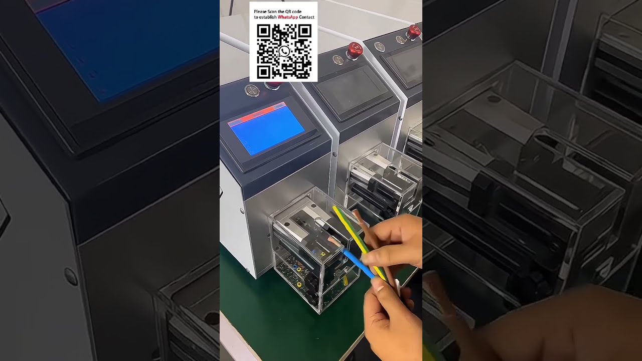Mesin Pemotong & Penanggal Wayar Induksi Elektrik Tulen #Pengupas Diaktifkan Sensor