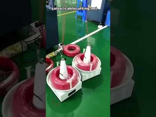 Mesin Penghantar Gulungan Wayar Automatik Berputar | Pengendalian Reel Wayar Cekap untuk Automasi Kilang