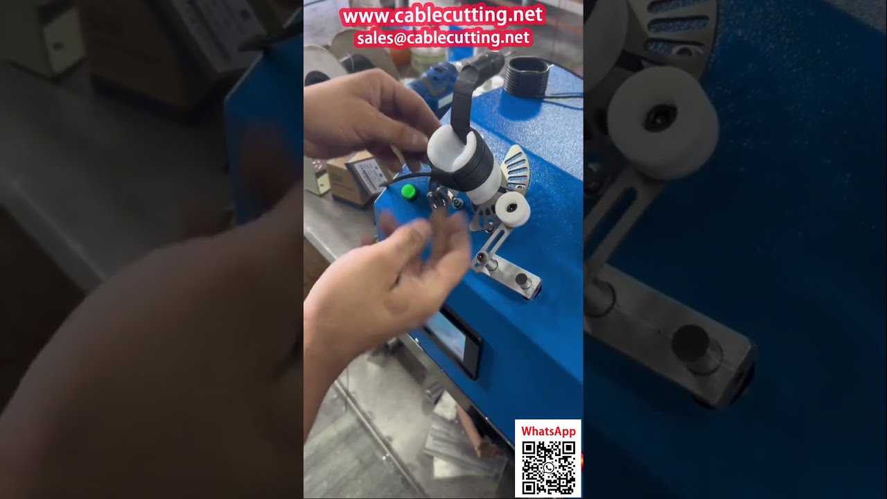 Mesin Penggulung Kabel Data & Pengecasan untuk Pembungkusan Kad Kertas – Automatik & Cekap