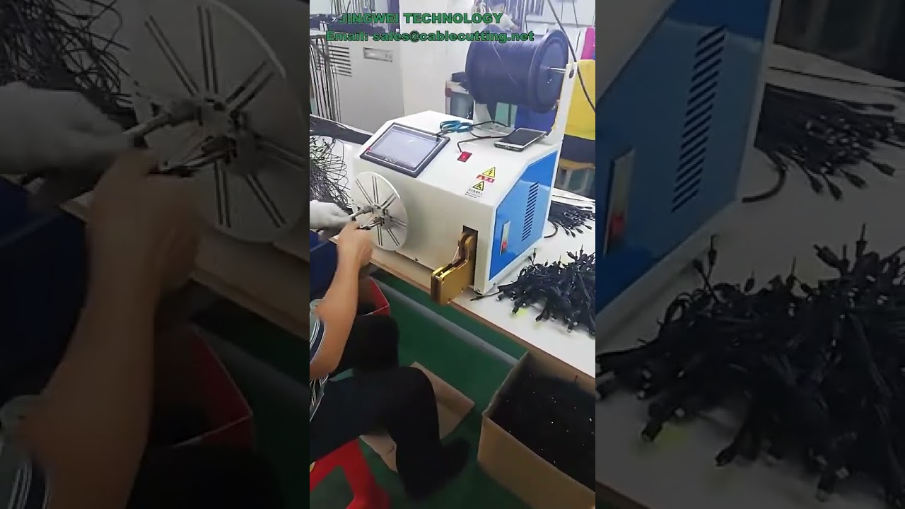 Mesin Penggulung Kabel Automatik & Pengikat Tie Wrap - Jualan Hangat