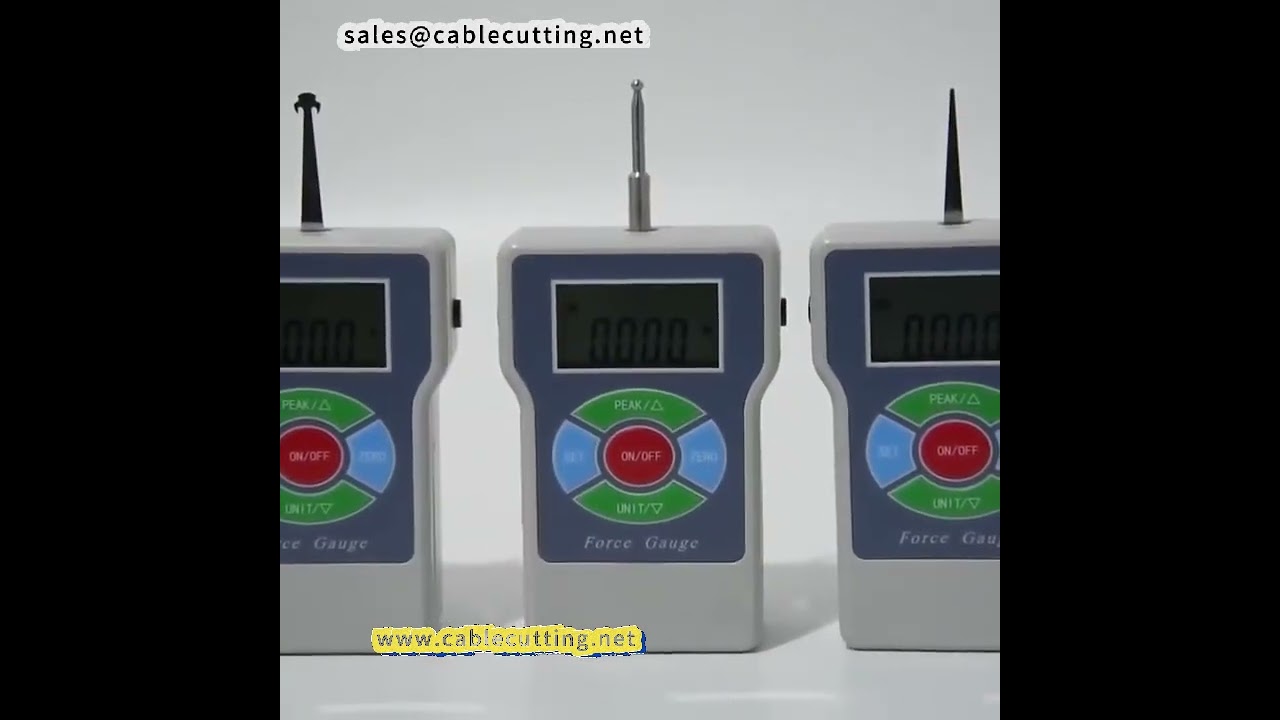 Meter Tegangan Digital ETL - Dinamometer Mudah Alih dengan 3 Jenis Sesentuh Suis Kepala Sisi