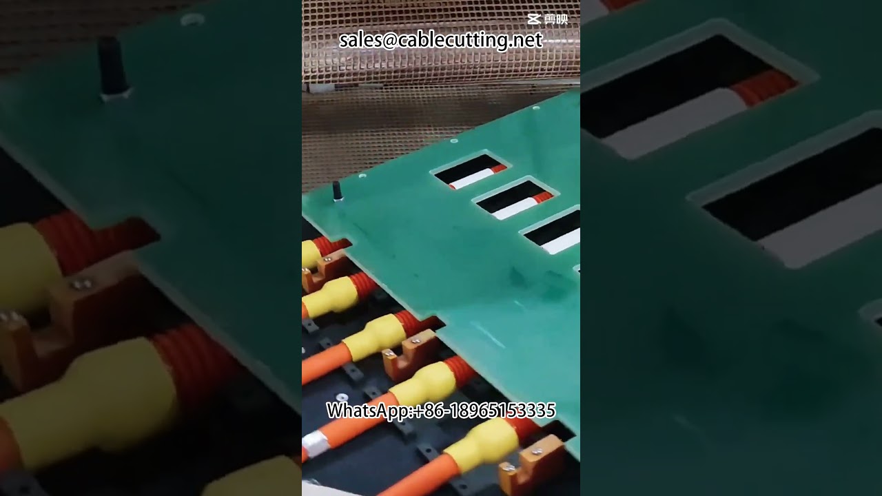 Peralatan Pemprosesan Harness Kabel Tenaga Baharu: Mesin Penanggalkan, Mesin Terminal & Pengecutan Haba #automasi #kabel