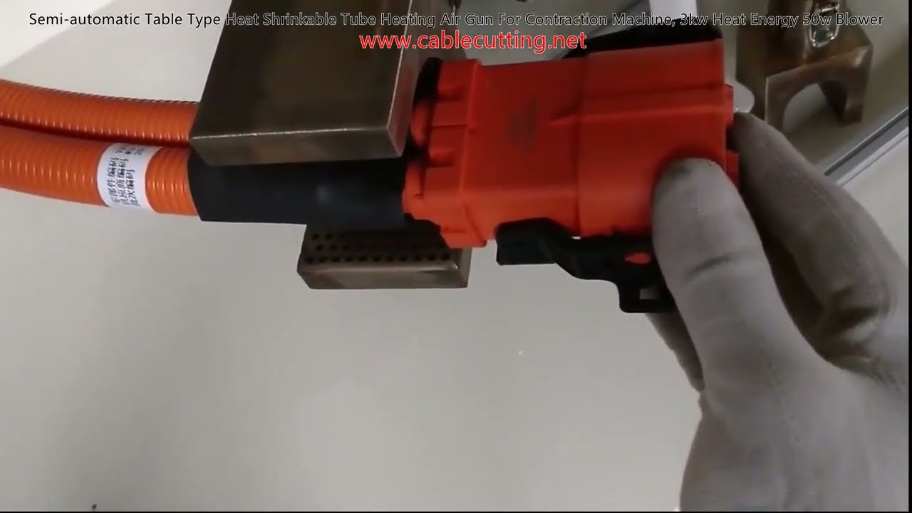 Pistul Udara Pemanas Tiub Mengecut Semi-Automatik Jenis Meja, 3kW – Mesin Pengecutan Tepat