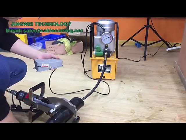 Pam Hidraulik Elektromagnet 380V HHB 700A – Kawalan Suis Kaki & Tangki 7L