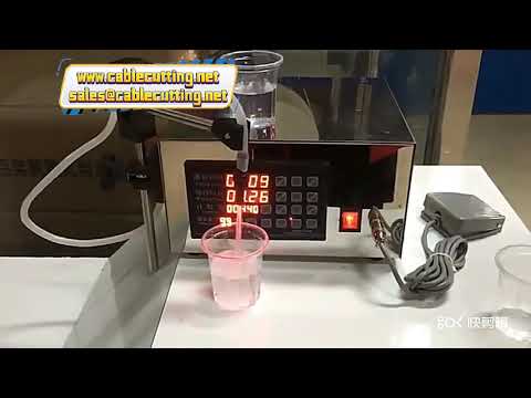 GFK-280: Pengisi Cecair Digital Mini 10ml – Mesin Botol Makanan, Minyak, Perfume Tepat
