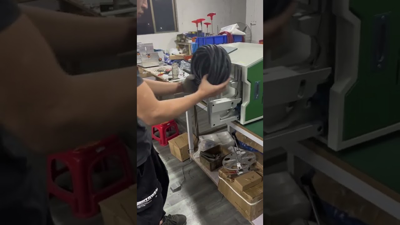 Mesin Gegelung & Ikat Automatik untuk Harness Wayar Tiub Beralun – Tingkatkan Kecekapan Pembungkusan
