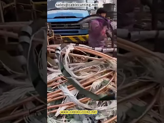 Mesin Kupas Wayar Tembaga Automatik Berkuasa Tinggi untuk Kitar Semula Scrap