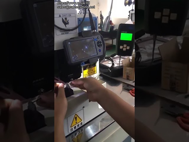 Mesin Penyambungan Tali Sawat Tembaga Servo Elektrik - Crimping & Splicing Dawai Tembaga