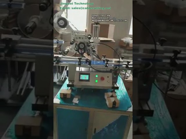 Mesin Pelabel Pelekat Automatik Rata – Pelabel Botol Air Desktop Berkapasiti Tinggi