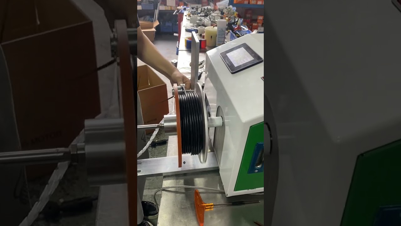 Penggulung Wayar Automatik Penyusun untuk Kord Kuasa & Kabel