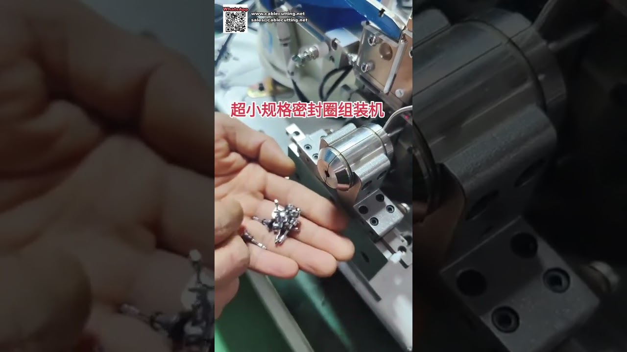 Mesin Perhimpunan Pengedap O-Ring Mikro Ultra Kecil Terus Dari Kilang