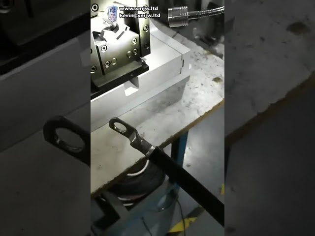 Mesin Penekan Ferrule Kabel Separa Automatik – Terminal Lug Mendatar untuk Pendawaian Cekap