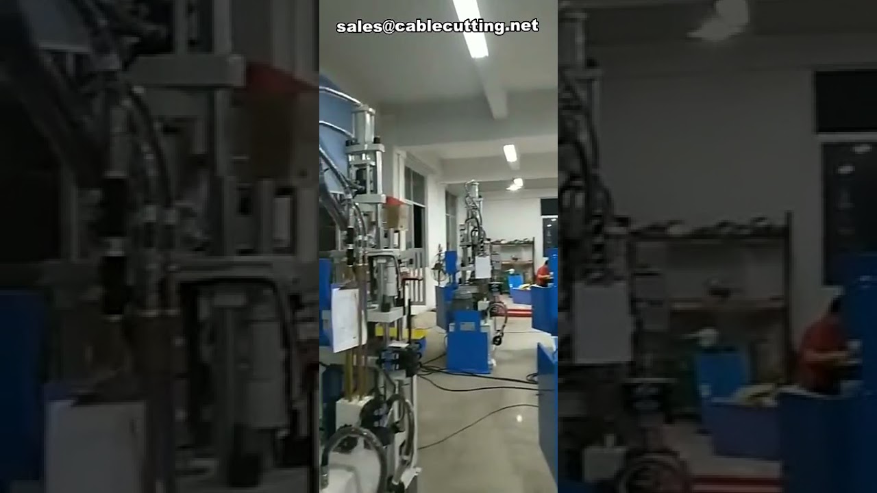 Mesin Pembentuk Kabel USB, Mesin Suntikan, Mesin Pengacuan Menegak