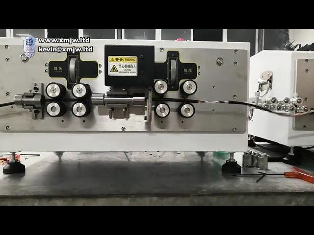 Mesin Pemotong dan Pengupas Automatik 8 Roda Pacuan untuk Wayar BV & Kabel Elektronik