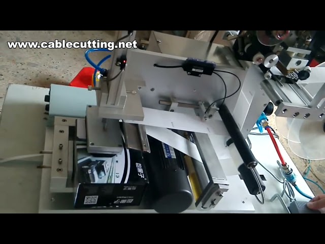Mesin Pelabelan Kad & Botol Bulat Semi Automatik dengan Pencetakan