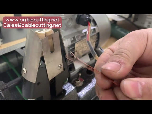 Mesin Pengupas Wayar Enamel Magnet Profesional | Mesin Meja Tepat untuk Wayar Bersalut Enamel