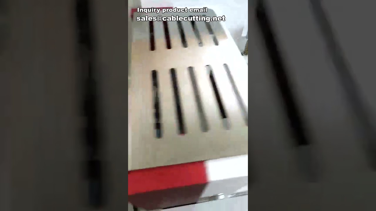 Mesin Pemotong Paip PVC Automatik - Potong Kabel & Tiub Pengecutan Haba